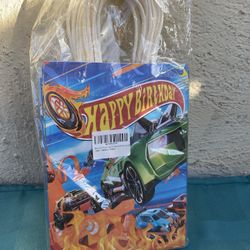 Hot Wheels Birthday Party Paper Bags (12)