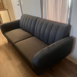 Grey futon 
