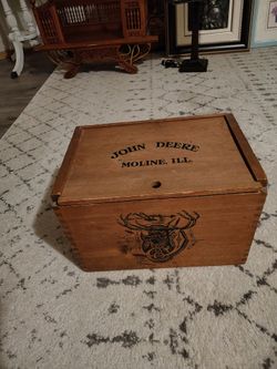 Vintage John Deere Wooden Crate