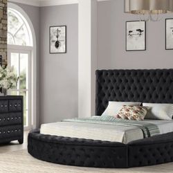 4 PC BEDROOM SET NEW IN BOX (MATTRESS AND CHEST SOLD SEPARATELY)