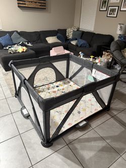 Playpen With Mat