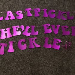 Pink Bachelorette Decorations Banner