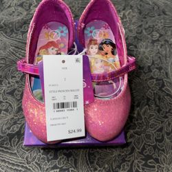 Disney Toddler Girls Disney Princess Maryjane Dress Pumps Shoes Purple Size 7T