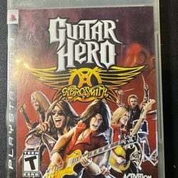 PS3 Guitar Hero Aerosmith / PlayStation 3