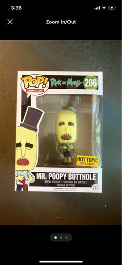 Mr poopy butthole (gunshot) Rick and Morty Funko pop