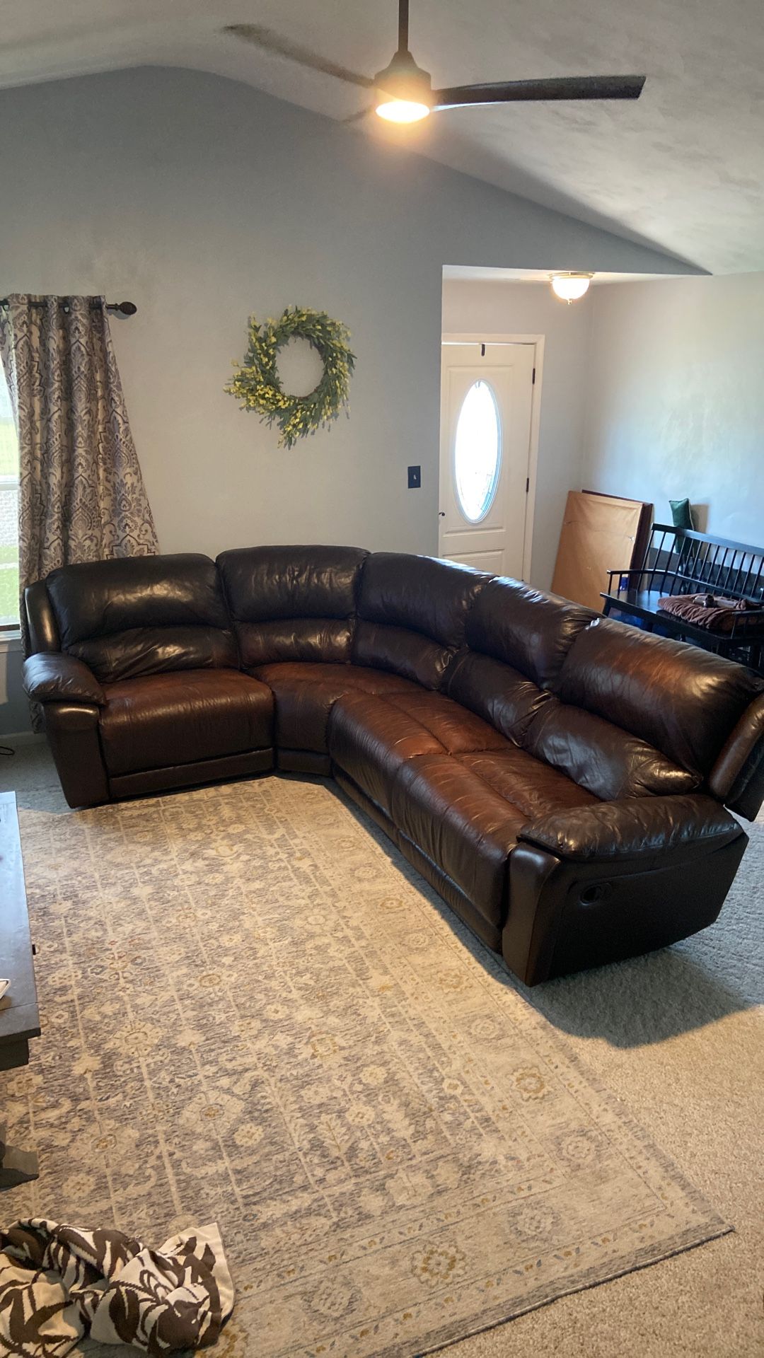 Leather Sectional