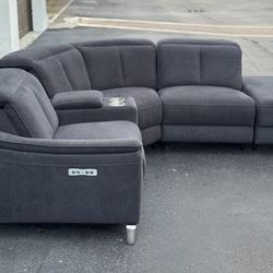 🛋️ Sofa/Couch Sectional - Recliners - El dorado - Dark Blue - Delivery Available 🚛