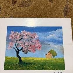 David Najar Rural Home 10" x 12.5" Lithograph with spot varnish Park West