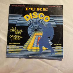 Ronco PURE DISCO Various 12"VINYL Original LP RECORD 1979 Comp JACKSON Sylvester