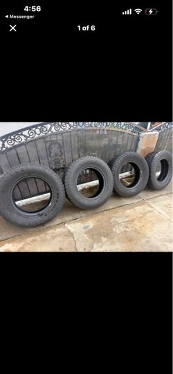 Set of 4 Used All-Terrain Tires