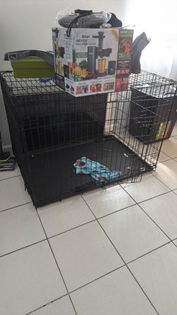 Large dog cage