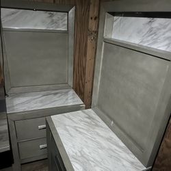 Night Stand W Mirror 