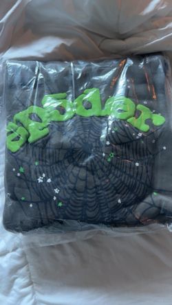 1:1 Sp5der Gray/Green Hoodie