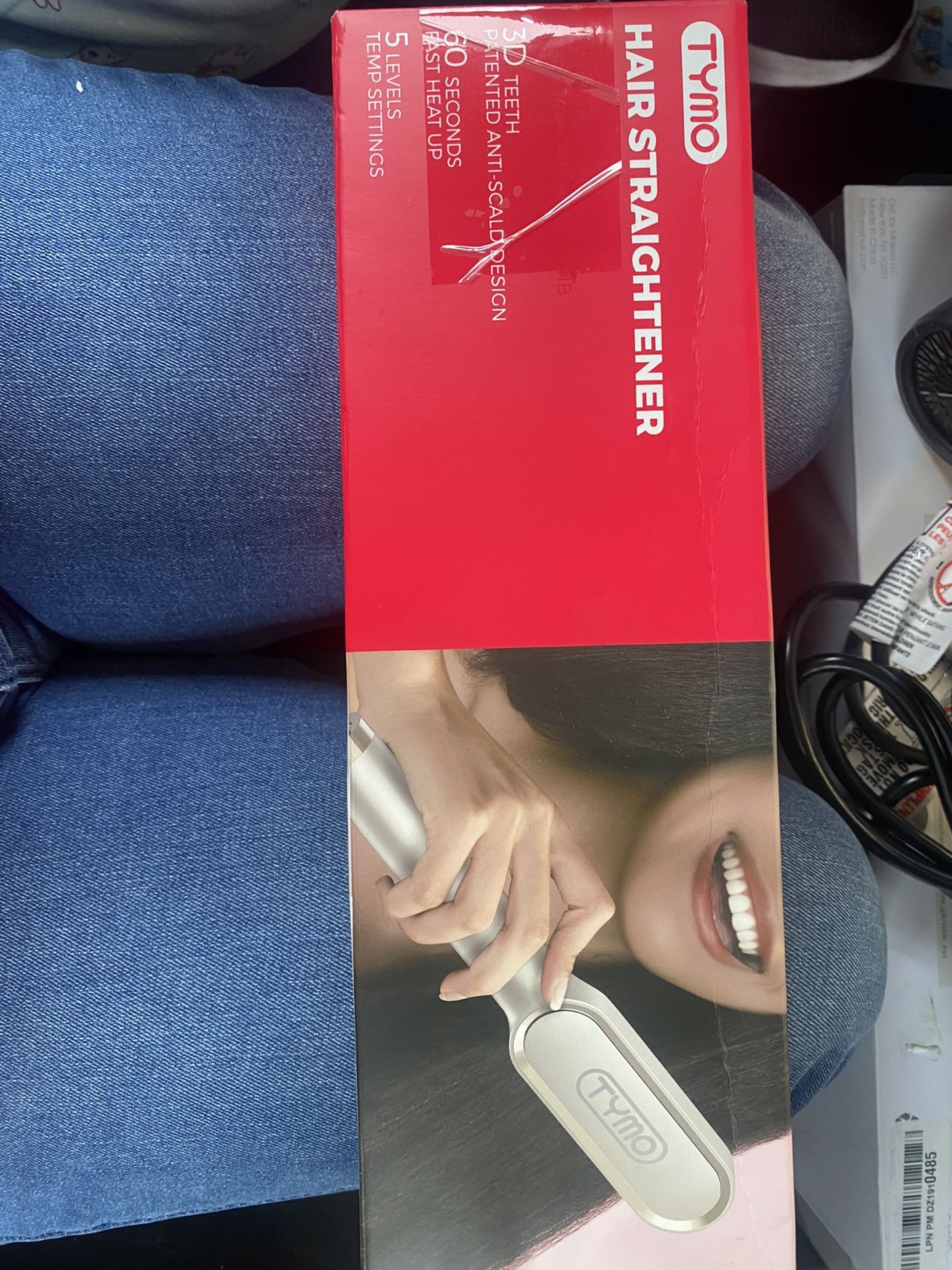 typo hair straighten brush 