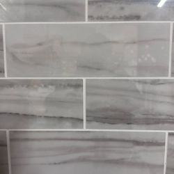 Backsplash Tile $4 SqFt  Calacatta Grey