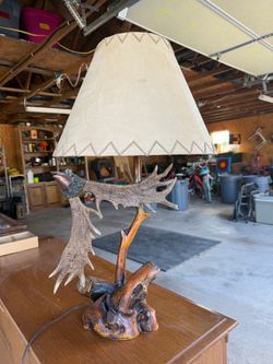 Unique eagle lamp.