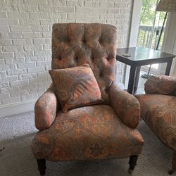 Decorative Plush Chairs (2)