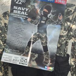 Boys Size 4-6 Solider Costume Brand New