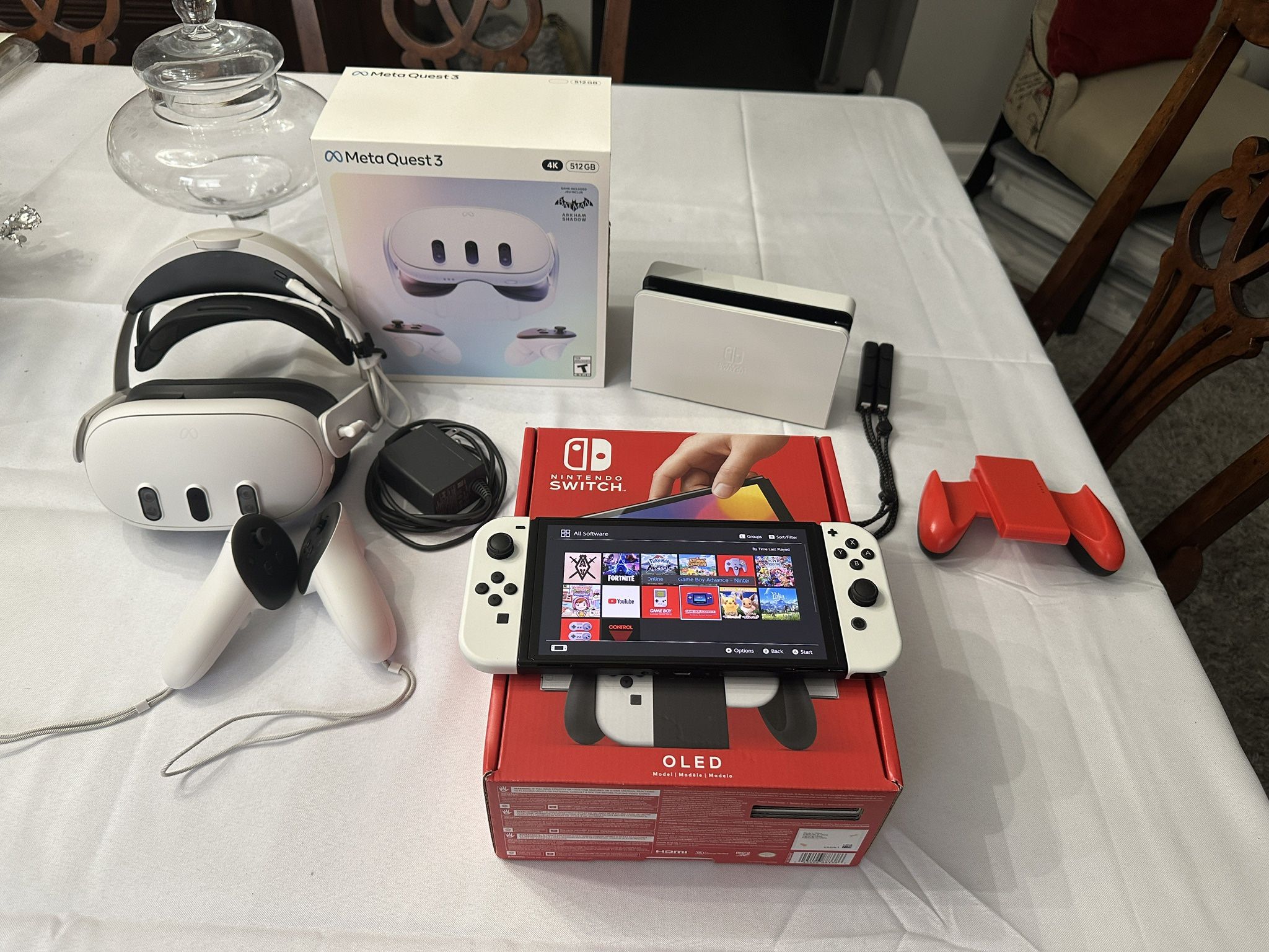 Quest 3 And Nintendo Switch Oled Bundle