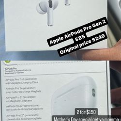 Apple AirPods Pro Gen 2 $85