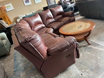 Leather sectionals