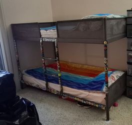 IKEA bunk bed with mattress