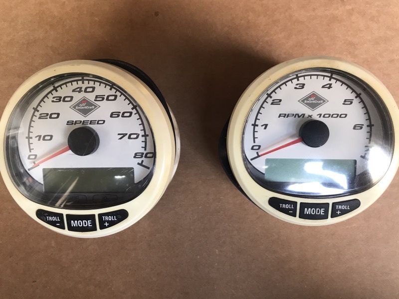 Mercury marine Smartcraft gauges