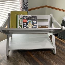 Grey Book Bin BookShelf