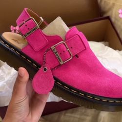 Ultra Rare Pink Dr Marten Mules