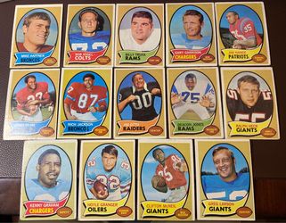1970 Topps football 14 cards w HOF