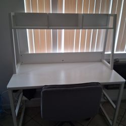 Chair And Computer Desk