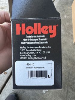 Holley Water Temp Sensor - Brand New