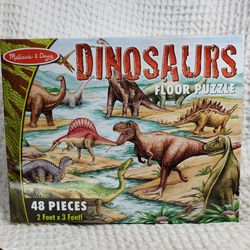 Melissa and doug Dinosaur floor puzzle . 