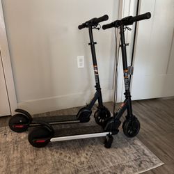2 JETSON OMEGA ELECTRIC SCOOTERS 