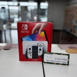 Nintendo switch Oled Model W/ Joy Con White - Pay $1 To Take It Home Today and pay the rest later.