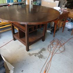Dining Table Circular Fold Out