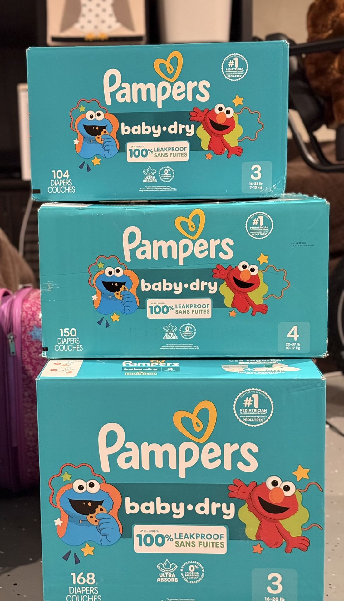 Pampers Size 4 150 Count