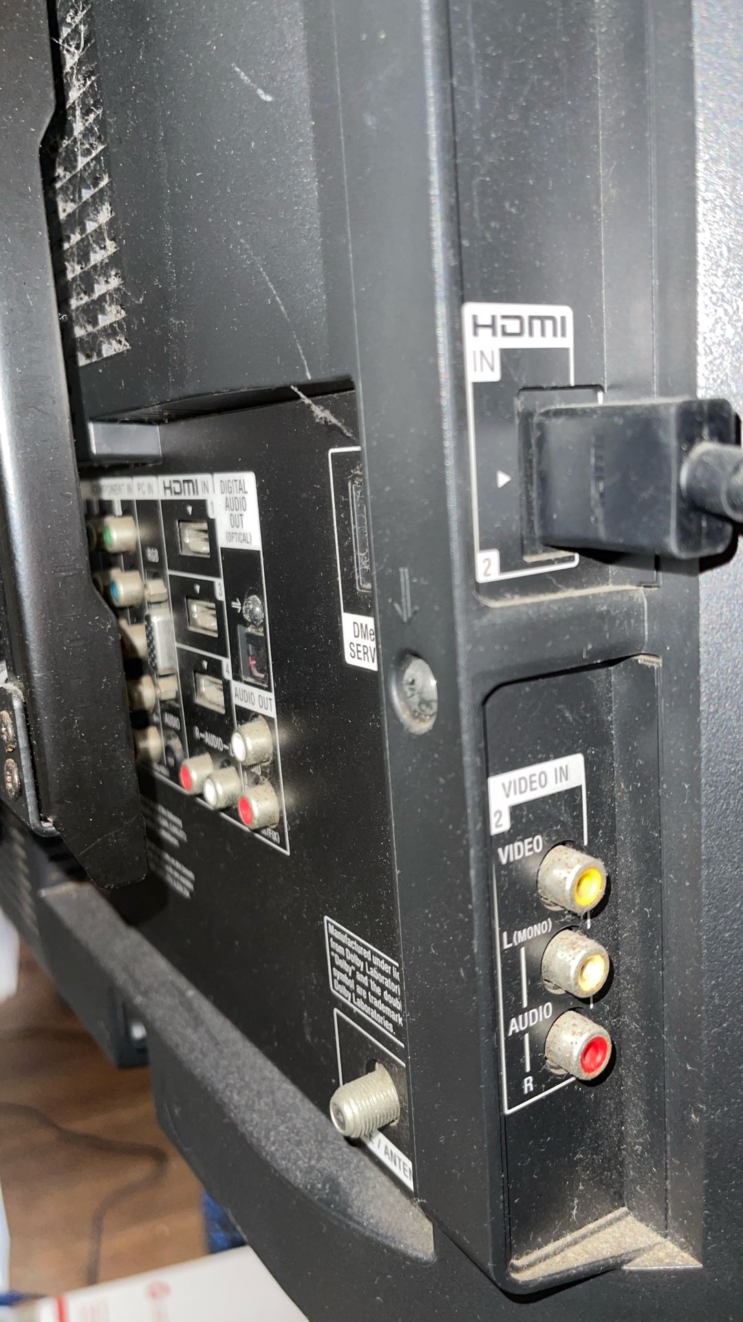 42” Sony Bravia TV Built In Sound Bar