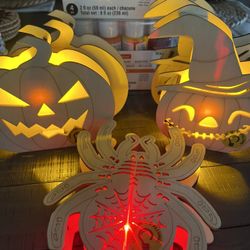 Halloween Prelit Painting Set