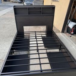 Full Bed Frame With LED 