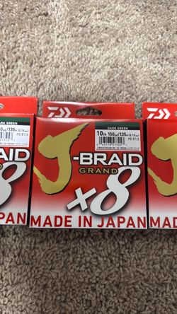J-BRAID GRAND X8 10LB 150YD DARK GREEN