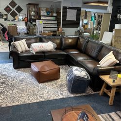 Leather Sectional