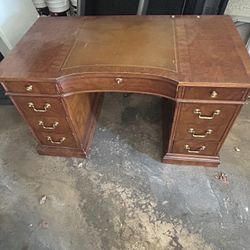 Antique Solid Wood Desk 