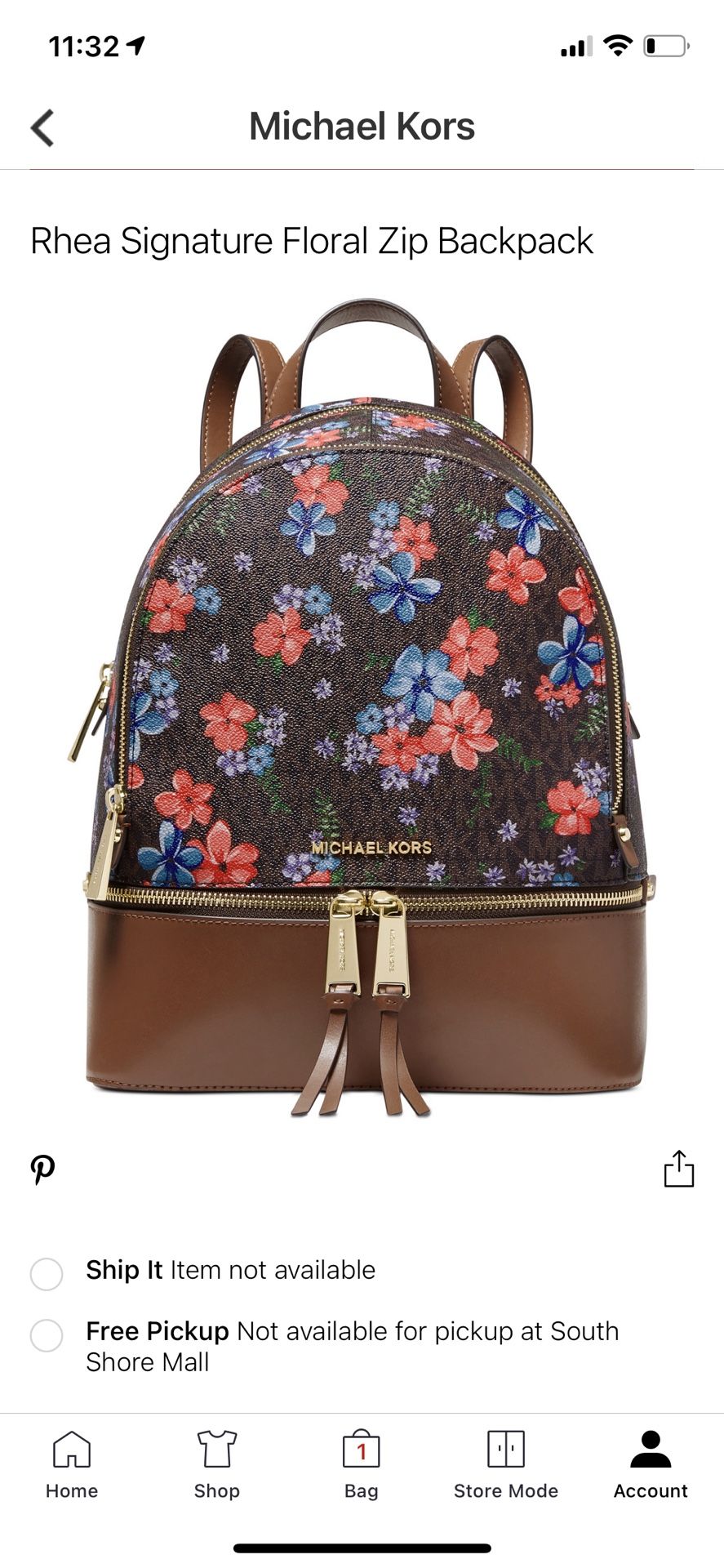 New Michael Kors Backpack