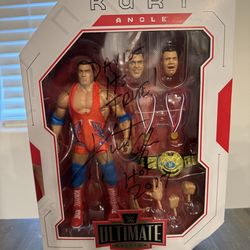 WWE Ultimate Edition Kurt Angle Figure (Signed)