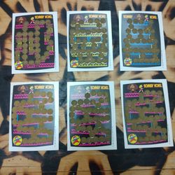 1982 Tops Donkey Kong Scratch Off Game