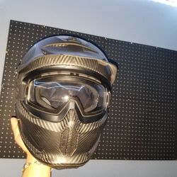 Ruroc Raw Carbon Fiber Helmet