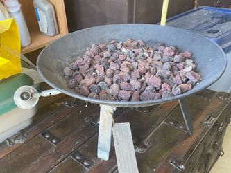 Portables gas fire pit for camping & picnics