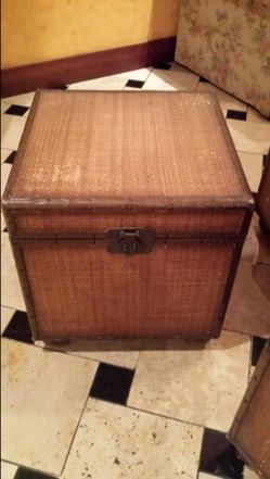 Awesome rattan cubicle chest very sturdy very well made