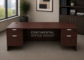 New 30X66 Desk with Hanging peds. Quantity 25. (4) finishes available